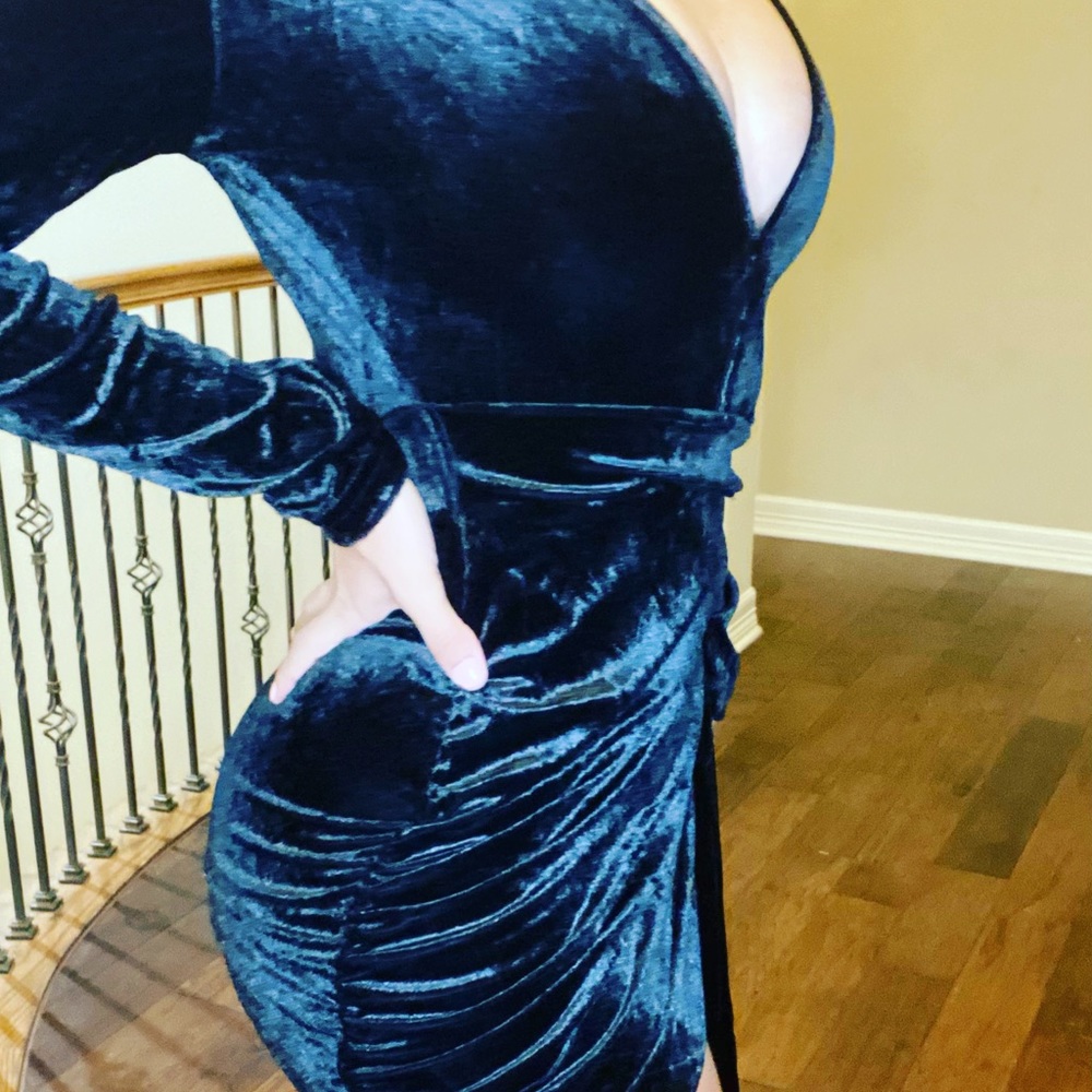 Black mini dress